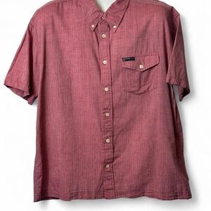 Vintage Tommy‎ Jeans Short Sleeve Pinstripe Button Up Shirt